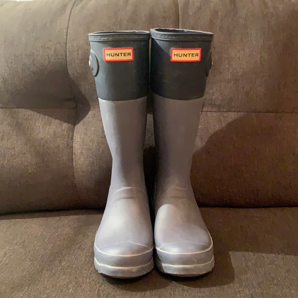 Kids two tone Hunter boots ☔️